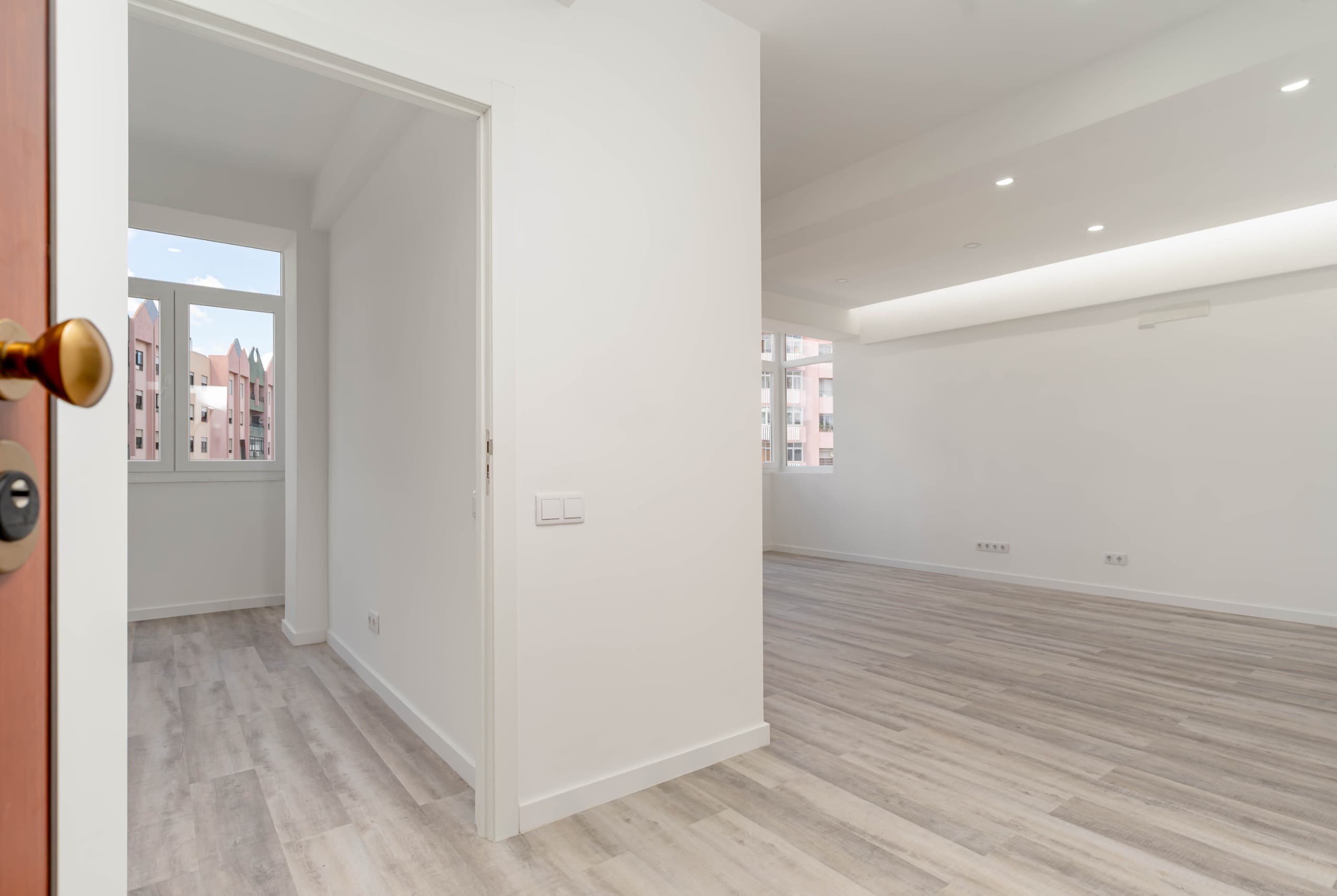 Renovated apartment interior